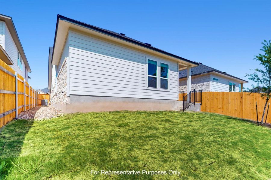Exterior details and patio area of a home in Heritage, Dripping Springs (Image 18). Exterior details and patio area of a home in Heritage, Dripping Springs (Image 18).
