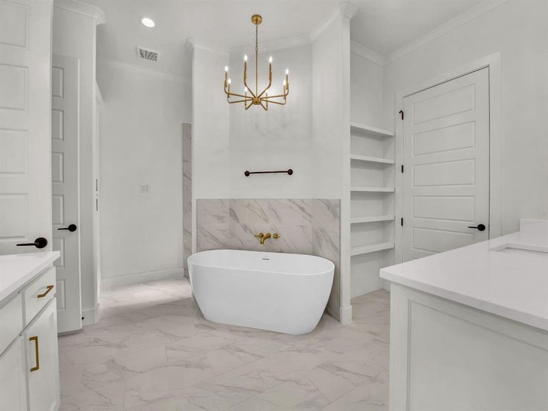 Furnished interior view inside a new home in , Weatherford (Image 30).