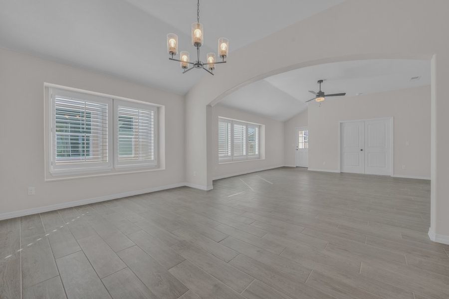 Representative unfurnished interior of a home built from the The Monica – 2012SSC by Saratoga Homes in Paseo Del Este, El Paso (Image 21).