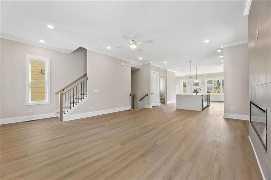 Spacious, unfurnished interior of a new home in Archerfield, Smyrna (Image 26). Spacious, unfurnished interior of a new home in Archerfield, Smyrna (Image 26).