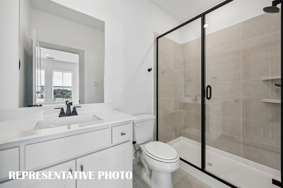 Guests will enjoy any of the beautifully finished guest baths that our Orleans II plan has to offer. REPRESENTATIVE PHOTO Guests will enjoy any of the beautifully finished guest baths that our Orleans II plan has to offer. REPRESENTATIVE PHOTO