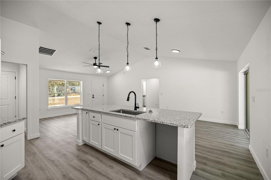 Furnished interior view inside a new home in , Dunnellon (Image 9).