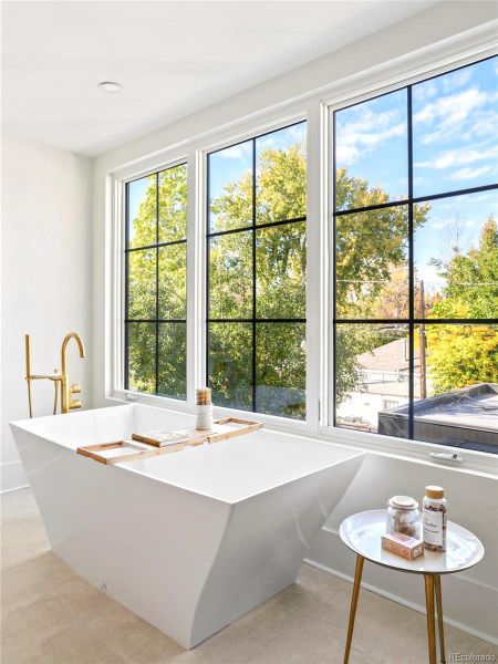 Furnished interior view inside a new home in , Denver (Image 16).