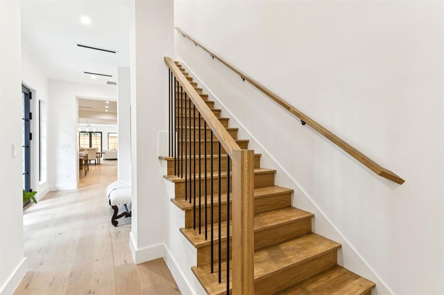 Furnished interior view inside a new home in , Dallas (Image 11).