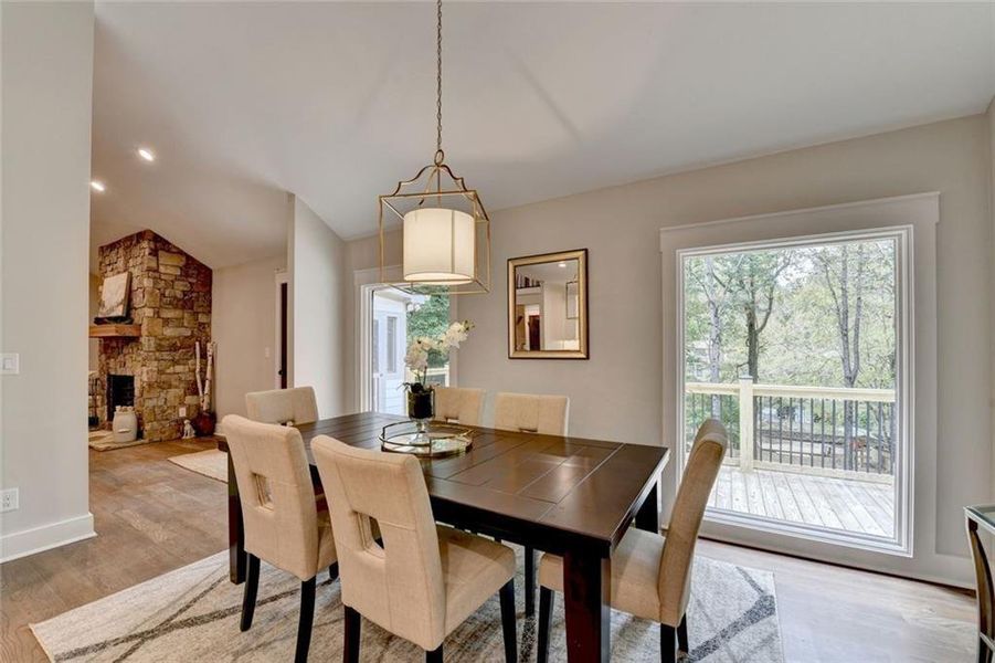 Furnished interior view inside a new home in , Atlanta (Image 36).