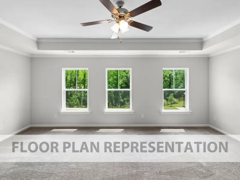 Owner’s Suite | Hampton II Plan by Ivey Homes