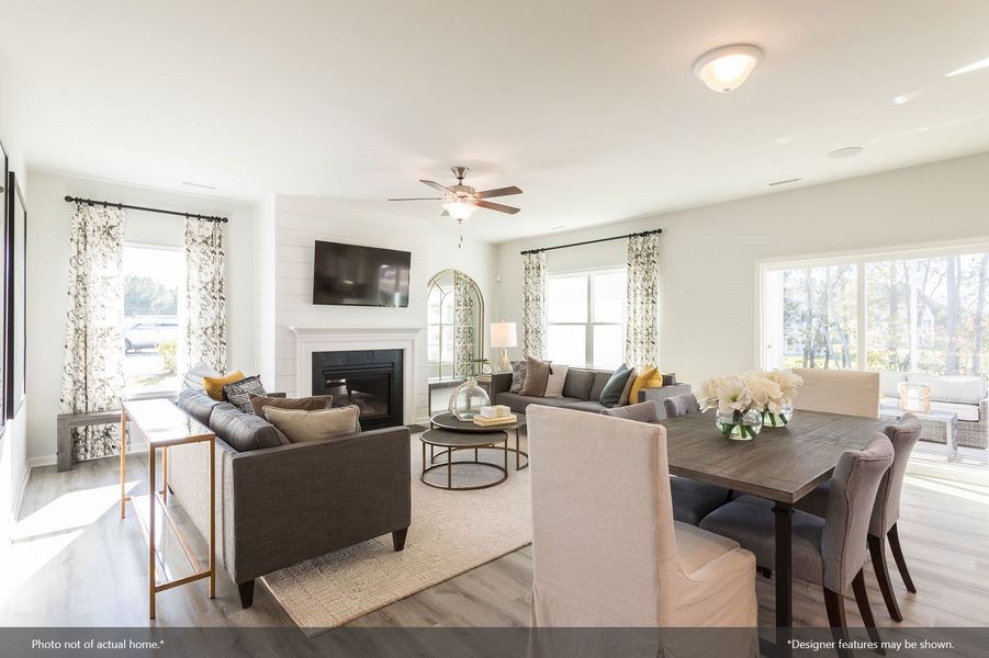 Furnished interior view inside a new home in Killians Crossing, Blythewood (Image 7).