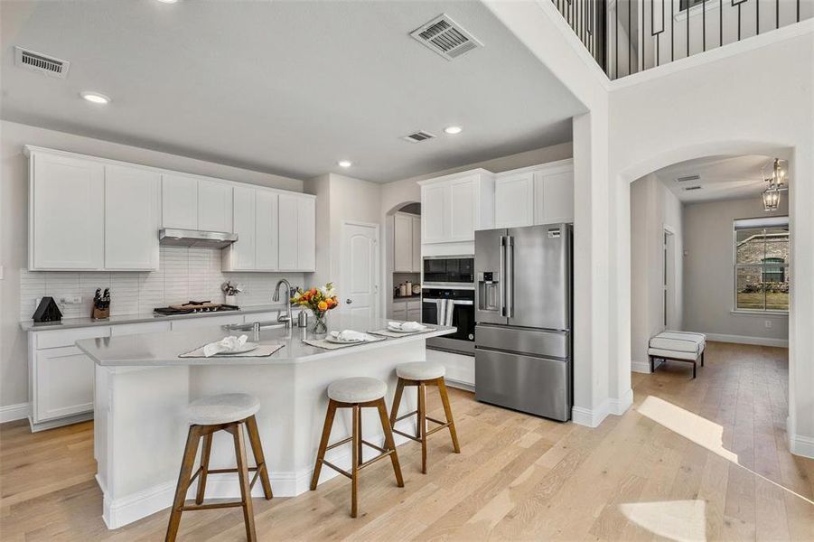 Furnished interior view inside a new home in , Justin (Image 27). Furnished interior view inside a new home in , Justin (Image 27).