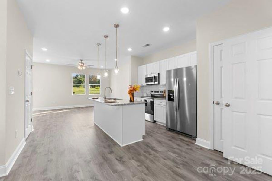 Furnished interior view inside a new home in , Spencer (Image 3).