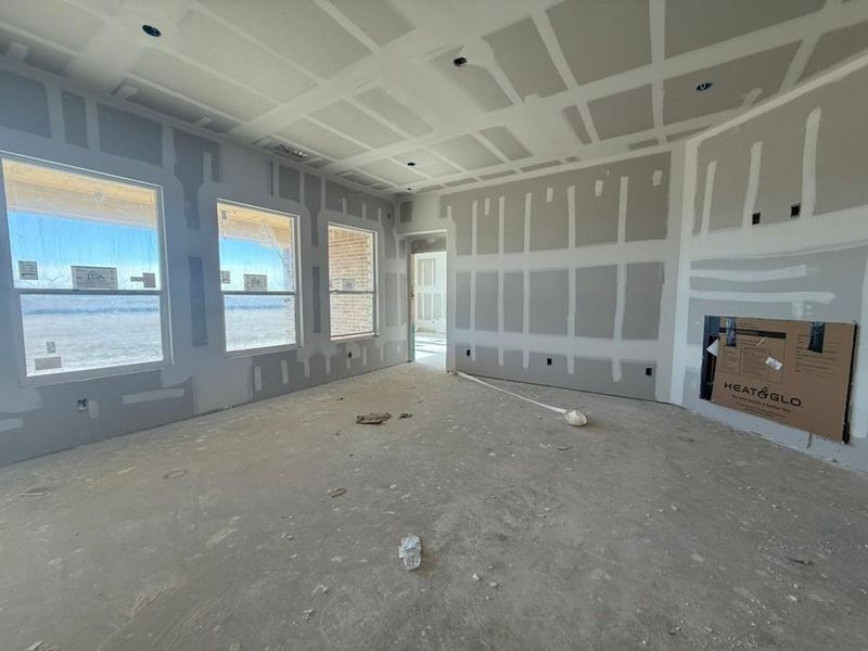 View of unfurnished living room View of unfurnished living room