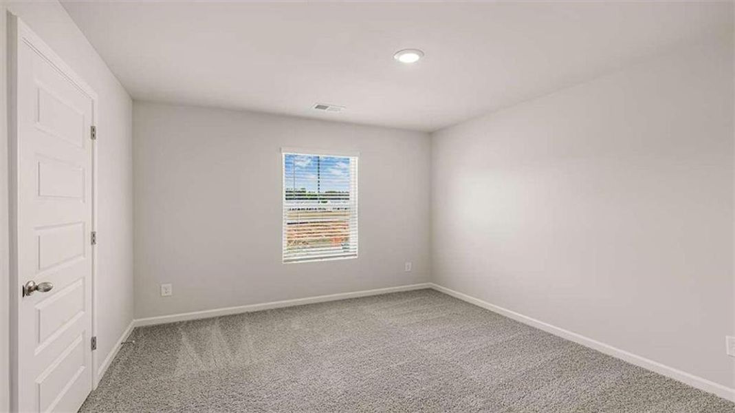 Spacious, unfurnished interior of a new home in Echo Glen, Stockbridge (Image 28). Spacious, unfurnished interior of a new home in Echo Glen, Stockbridge (Image 28).