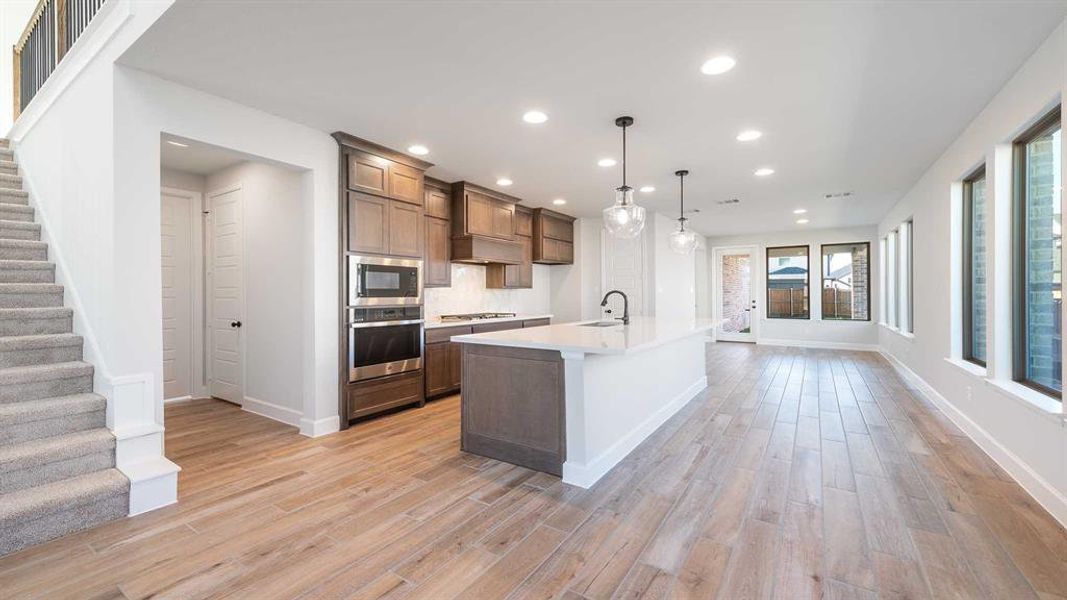 Furnished interior view inside a new home in The Parks At Wilson Creek 40', Celina (Image 12).