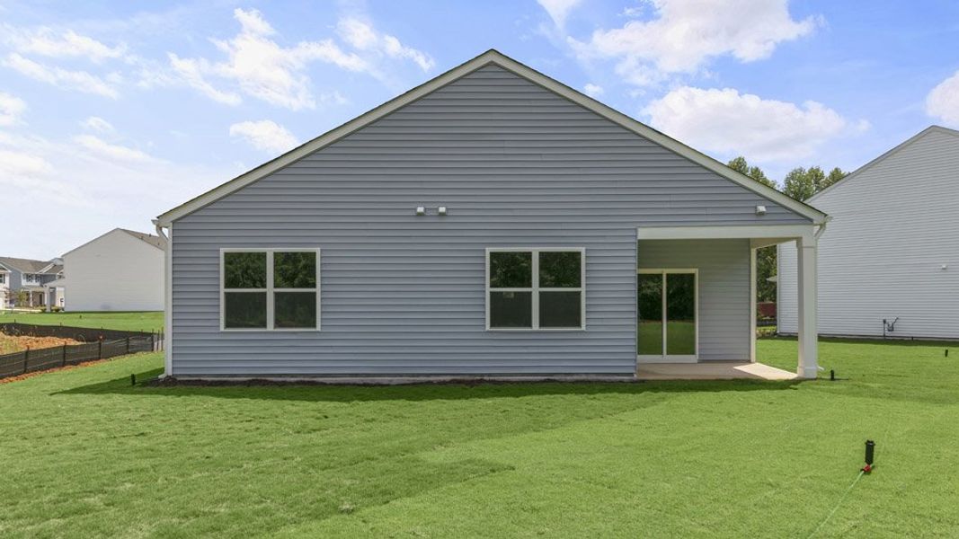 Exterior details and patio area of a home in Galvins Ridge, Sanford (Image 3). Exterior details and patio area of a home in Galvins Ridge, Sanford (Image 3).
