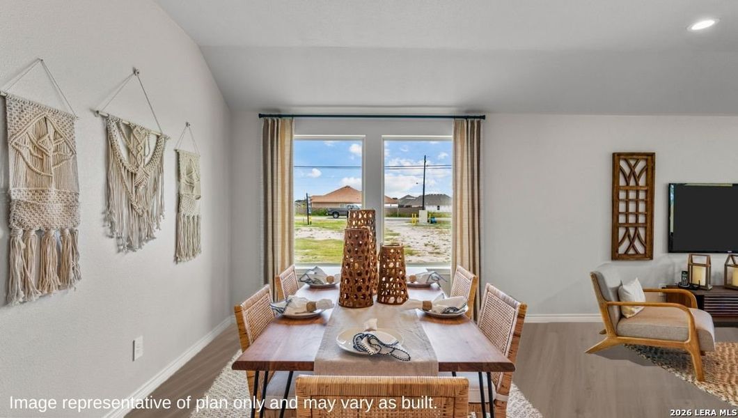 Furnished interior view inside a new home in The Birch at Spencer Ranch, Boerne (Image 16).
