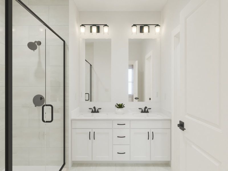 Furnished interior view inside a new home in McFarland Farms Townhomes, Mount Juliet (Image 8).