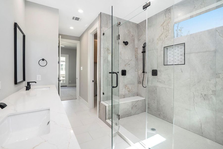 Furnished interior view inside a new home in , Houston (Image 16). Furnished interior view inside a new home in , Houston (Image 16).