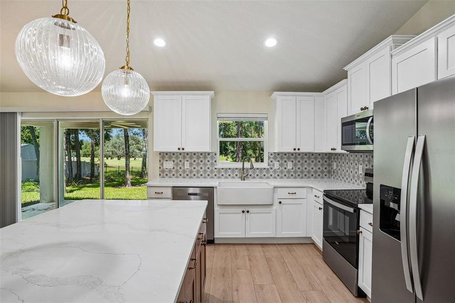 Furnished interior view inside a new home in , Citrus Springs (Image 9).
