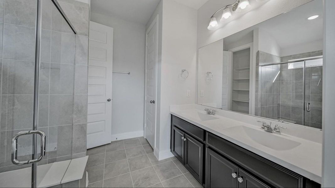 Representative furnished interior of a home built from the Bali by Brightland Homes in Bridgeland Creekland Village, Cypress (Image 11).