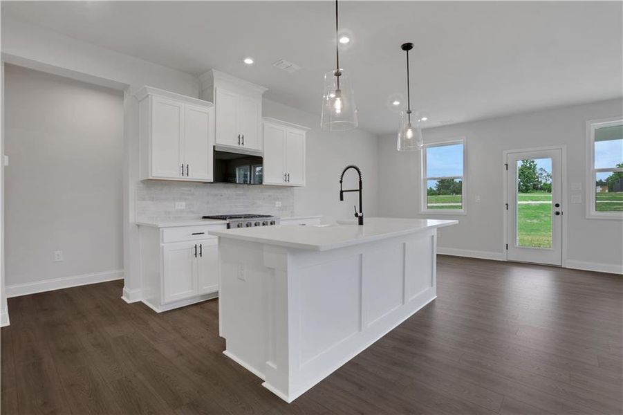 Furnished interior view inside a new home in Easton Walk, Lawrenceville (Image 10).