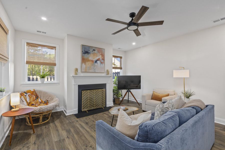 Furnished interior view inside a new home in , Johns Island (Image 15).