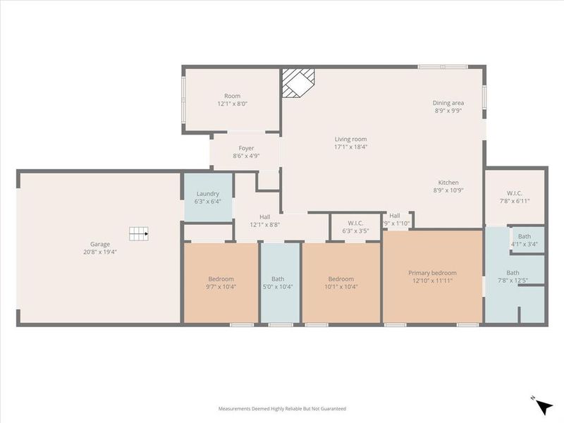 View of floor plan / room layout