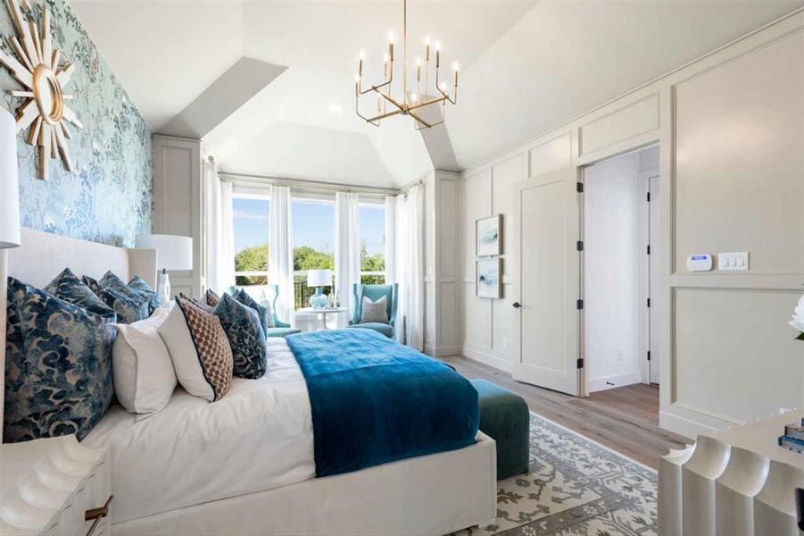Furnished interior view inside a new home in Estates at Bristol Valley, Heath (Image 9).