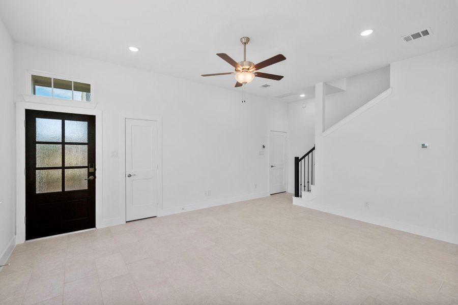 Spacious, unfurnished interior of a new home in Bridgeland, Cypress (Image 15).