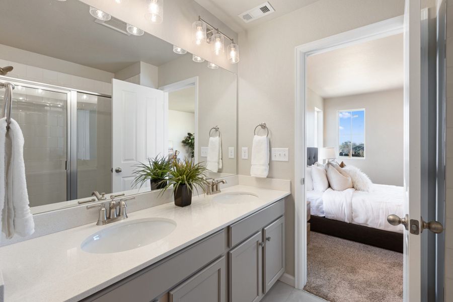 Furnished interior view inside a new home in Spring Valley, Longmont (Image 16).