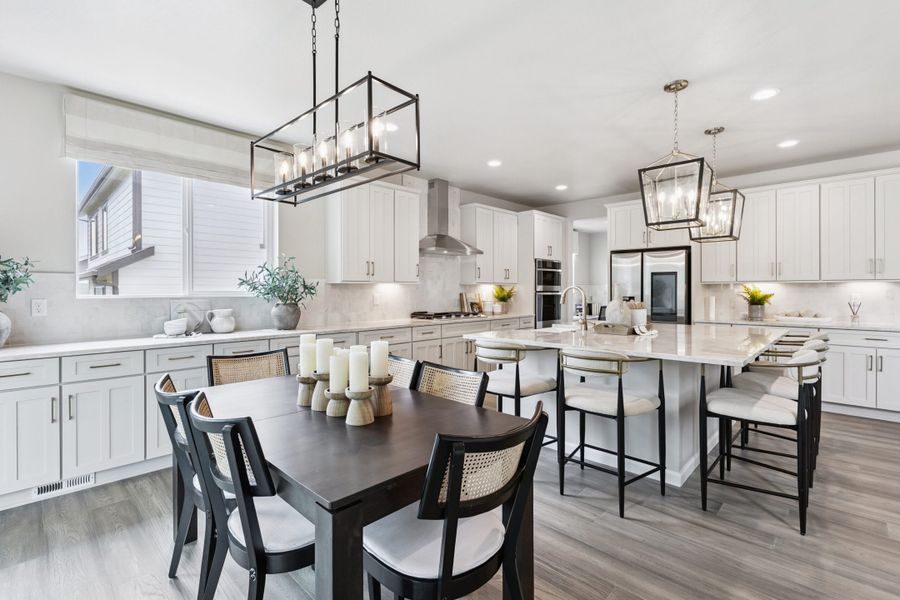 Representative furnished interior of a home built from the Silverton by Landsea Homes in Highlands Preserve, Mead (Image 37).