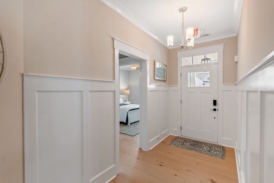 Representative unfurnished interior of a home built from the Ashton by Bill Clark Homes in Sidbury Landing, Wilmington (Image 22). Representative unfurnished interior of a home built from the Ashton by Bill Clark Homes in Sidbury Landing, Wilmington (Image 22).