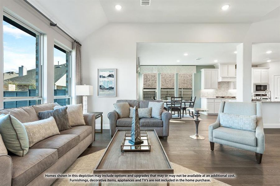 Furnished interior view inside a new home in Silo Mills, Joshua (Image 28).