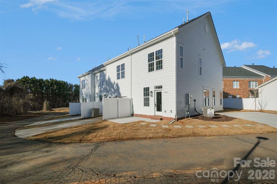 Exterior details and patio area of a home in , Huntersville (Image 23).