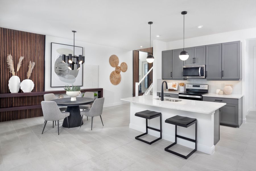 Representative furnished interior of a home built from the Dylan by Mattamy Homes in Avila, Jensen Beach (Image 6).