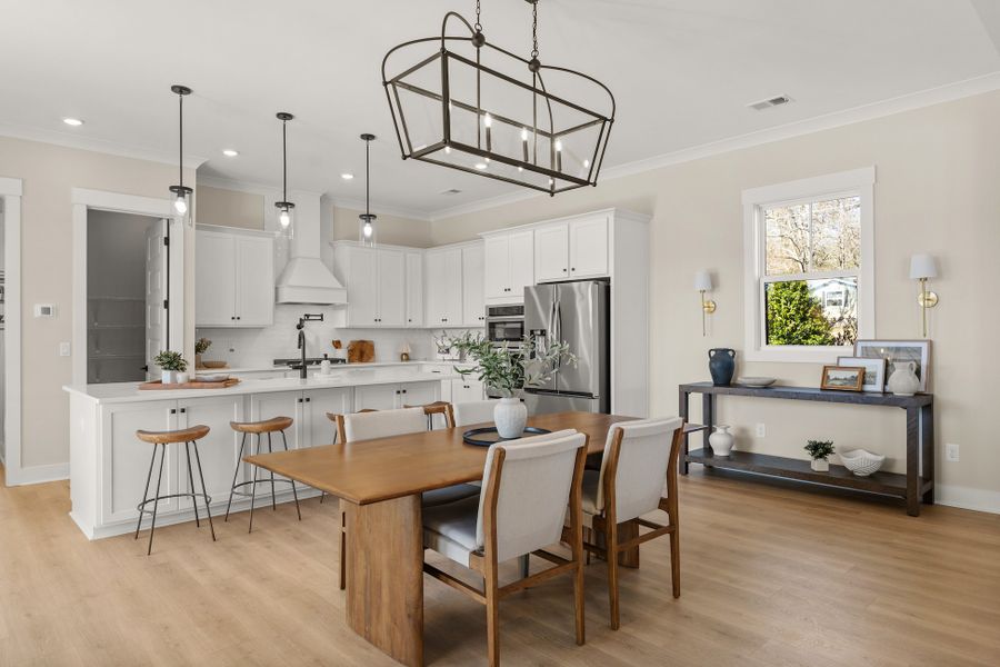 Representative furnished interior of a home built from the Emmy by Hunter Quinn Homes in Walker's Pointe, Anderson (Image 12).