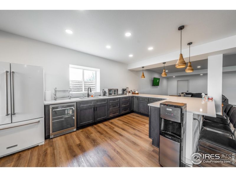 basement kitchen