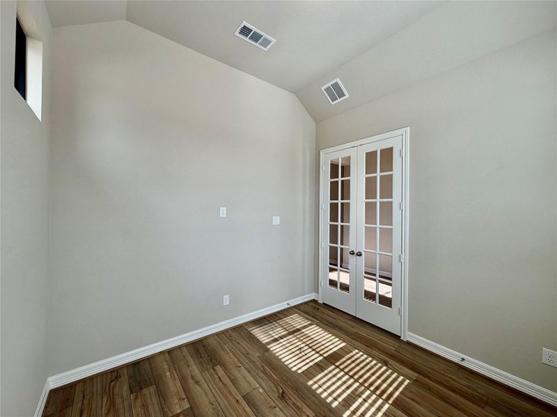 Study Room with French Door