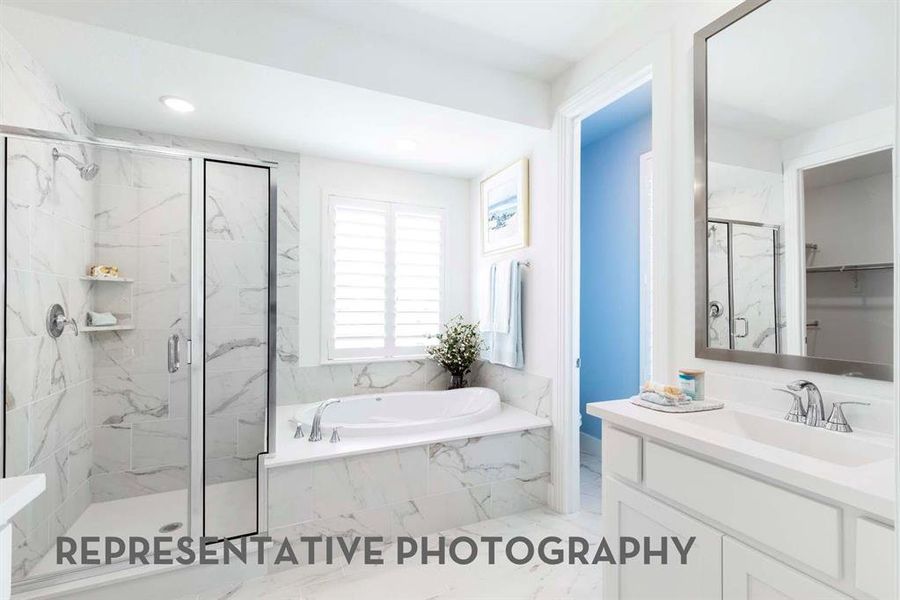 Furnished interior view inside a new home in Mosaic, Celina (Image 8).