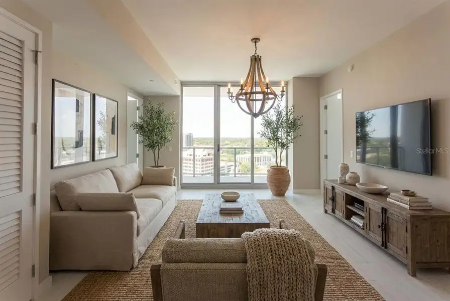 Furnished interior view inside a new home in , St. Petersburg (Image 7).