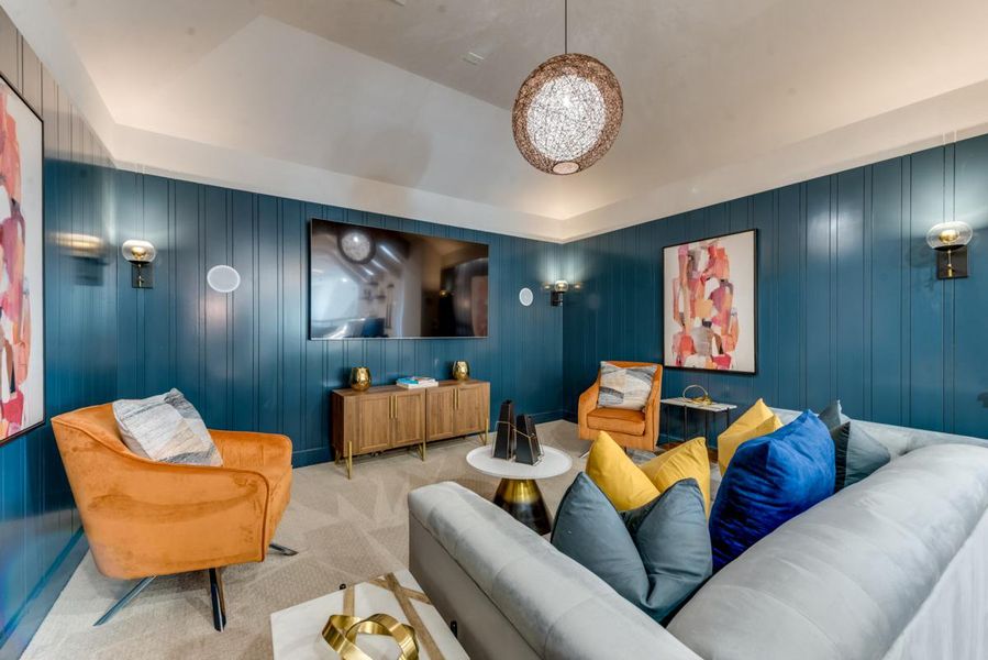 Representative furnished interior of a home built from the Royal Waterford by Grand Homes in Edgewater, Fate (Image 18). Representative furnished interior of a home built from the Royal Waterford by Grand Homes in Edgewater, Fate (Image 18).