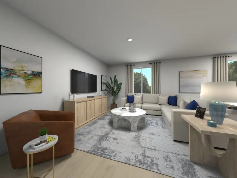 Furnished interior view inside a new home in Oakfield Trails - Premier Series, Parrish (Image 4).