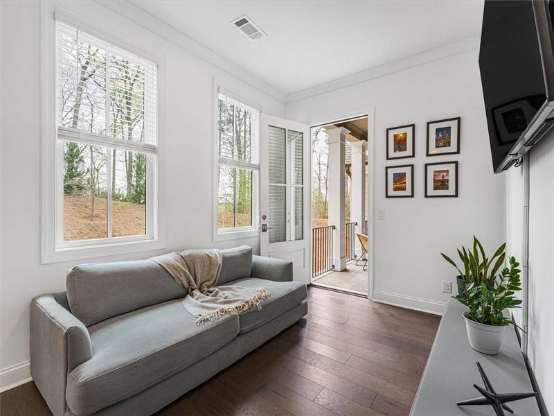 Furnished interior view inside a new home in , Norcross (Image 14).