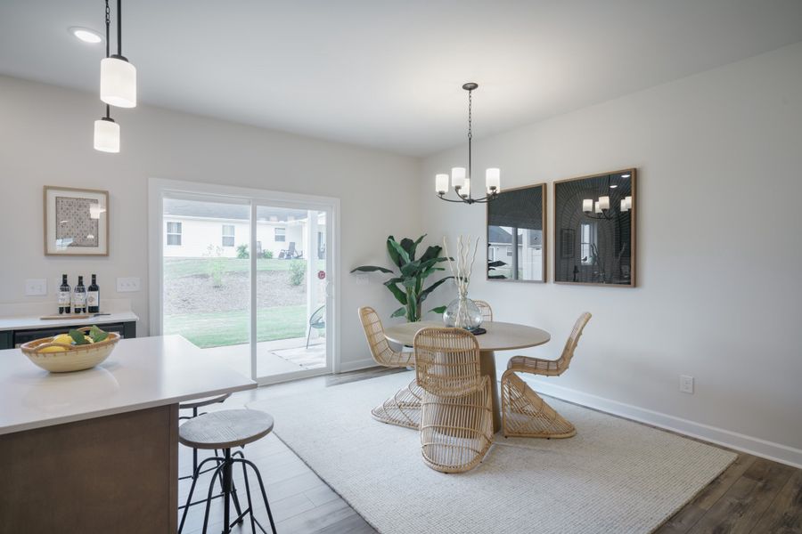 Representative furnished interior of a home built from the The Carson by Cothran Homes in Reidville Town Center, Reidville (Image 34).