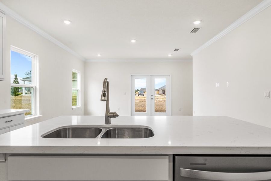 Close-up of interior finishes inside a home in Natureview, Freeport (Image 15).