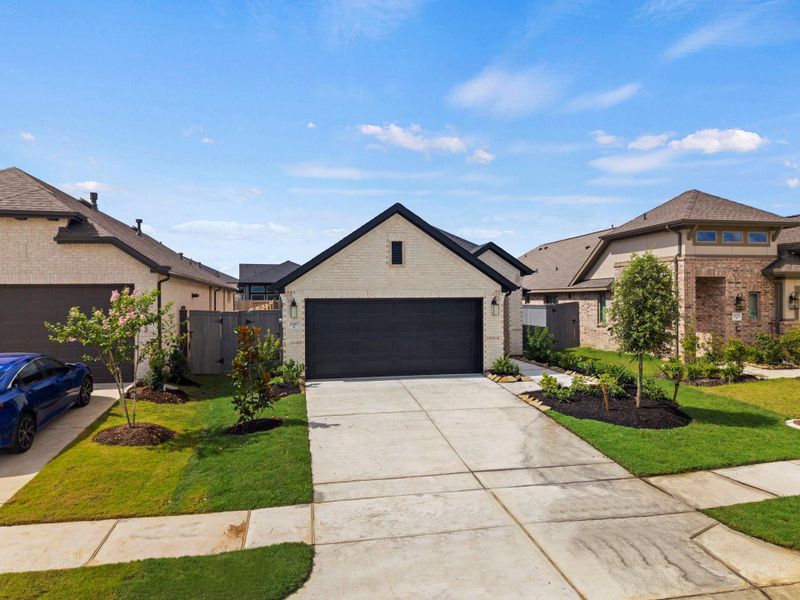Front exterior of a new home in Jubilee, Hockley, TX, highlighting curb appeal (Image 20). Front exterior of a new home in Jubilee, Hockley, TX, highlighting curb appeal (Image 20).