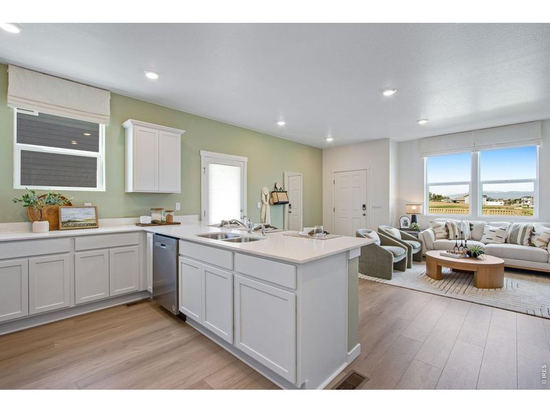 Furnished interior view inside a new home in Tailholt, Severance (Image 12).