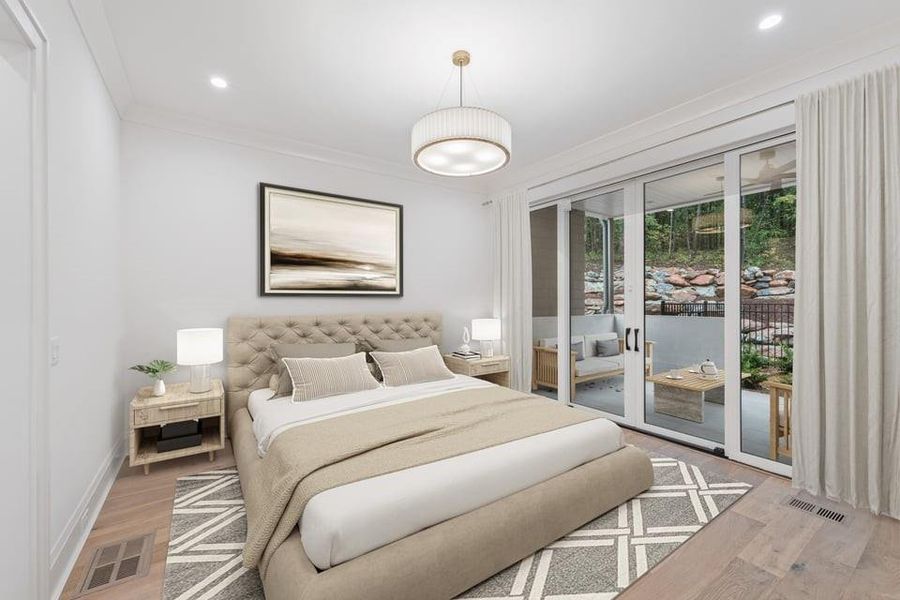 Furnished interior view inside a new home in , Chattahoochee Hills (Image 4).