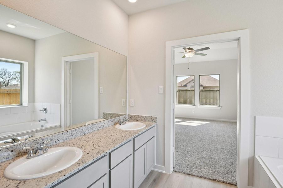 Furnished interior view inside a new home in Splendora Fields, Splendora (Image 10).