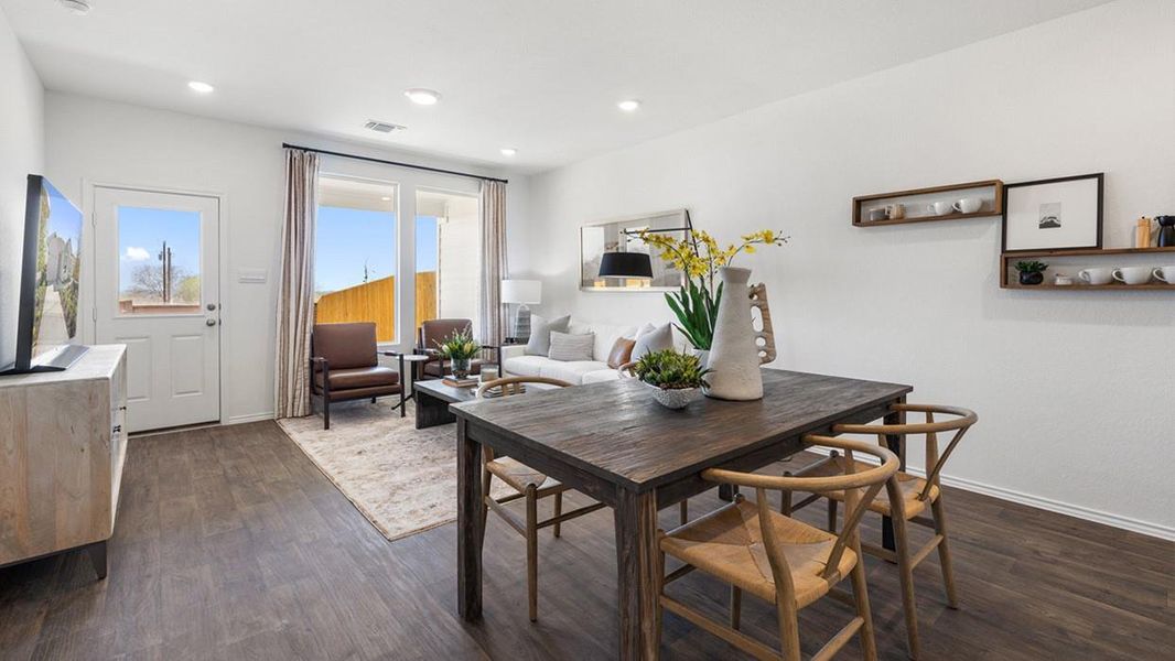 Furnished interior view inside a new home in Wayside, Uhland (Image 17). Furnished interior view inside a new home in Wayside, Uhland (Image 17).