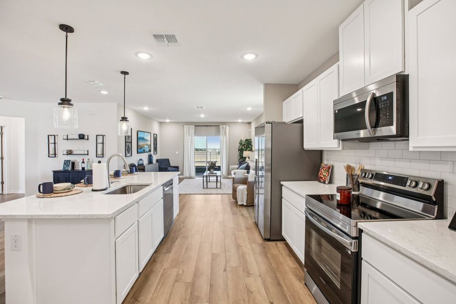Representative furnished interior of a home built from the Maple by Maronda Homes in Coastal Communities, Edgewater (Image 15).