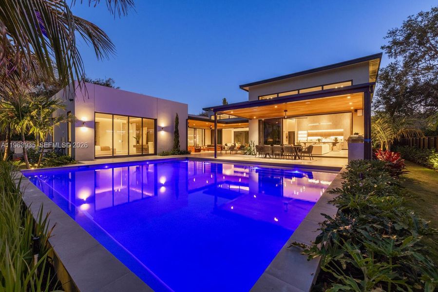 Exterior details and patio area of a home in , Miami Shores (Image 3).